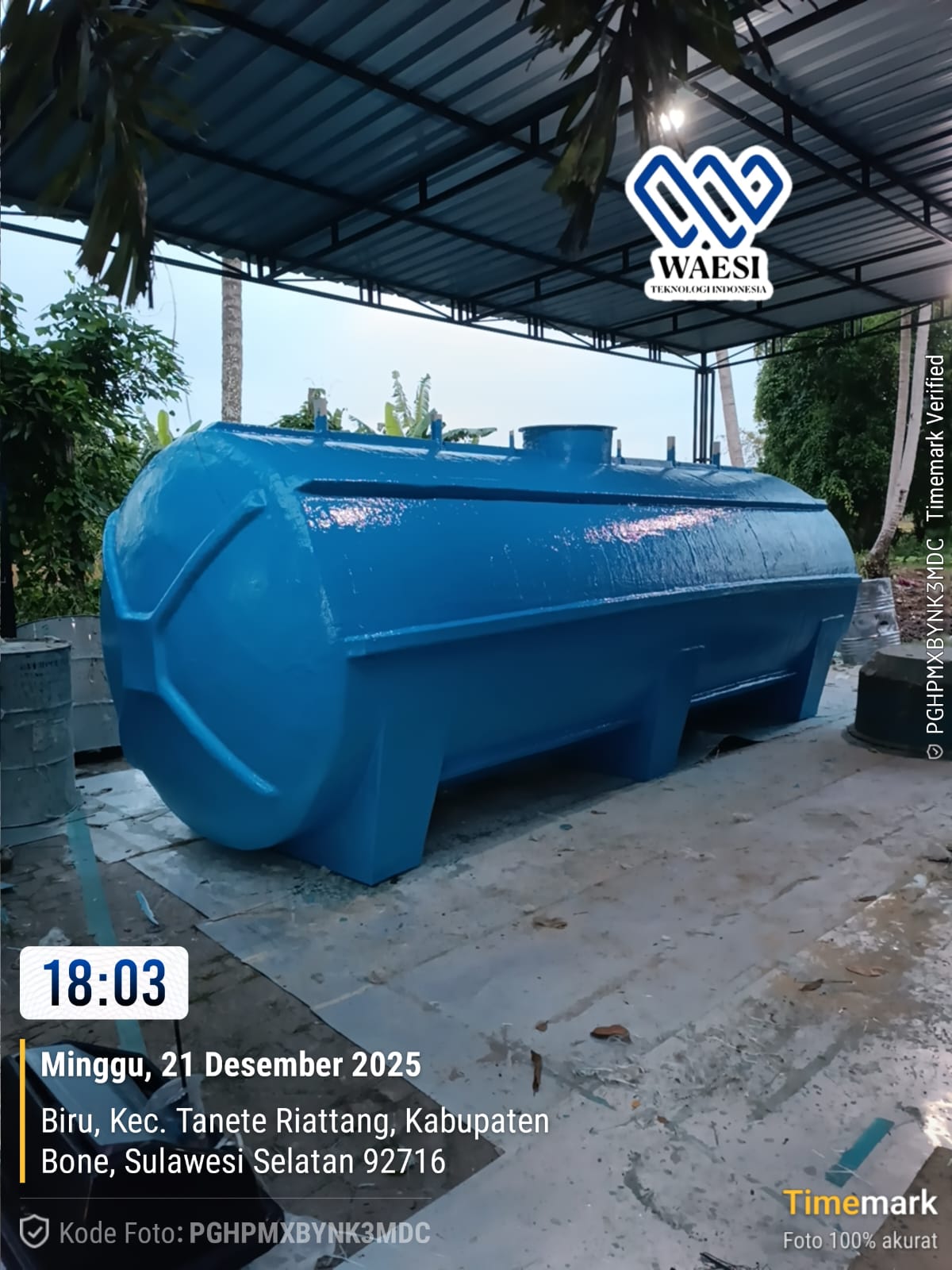 SILINDER GROUND WATER TANK 